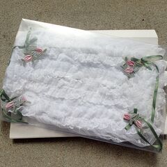 受付本日中(受渡は後日可)　レース　ティッシボックスカバー　新品未使用