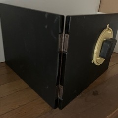 屏風折りたたみ蒔絵柄の時計の画像