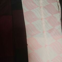 【値下】羽織　黒赤　身丈90cmの画像