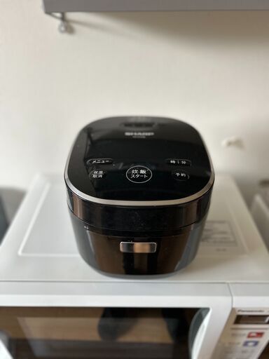 炊飯器 シャープ 3合 一人暮らし マイコン パン調理機能 ブラック