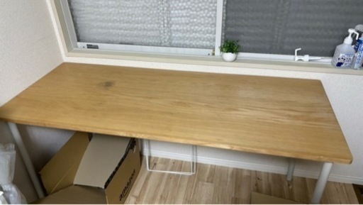 無印良品　オーク材天板　システムデスク　幅150cm