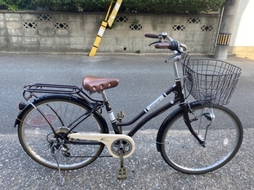 取引予定者有　シティサイクル　26インチ　6段変速