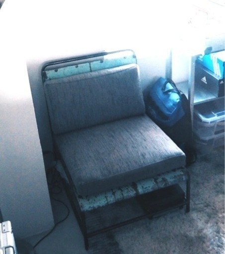 エイジド加工　アイアンソファ　西海岸/アメリカンテイスト