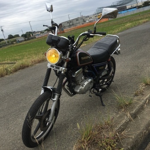 GN125- 2F 実動車　ショート菅バッフル付き