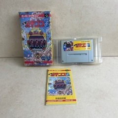 k1015507 完品 SFC 元祖パチンコ王 箱 取説付き スーパーファミコ SUPER FAMICON レトロゲーム 現状品 中古品 の画像