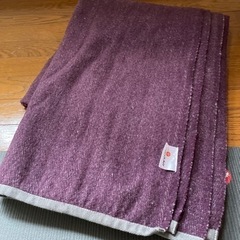 美品☆ヨガ　ブランケット　マンドゥカ　リサイクルウールの画像