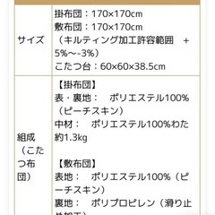 ★受け渡し予定者様決定【こたつ3点セット】2000円の画像