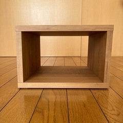 【受け渡し決定】木製のラックの画像