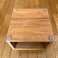 【受け渡し決定】木製のラックの画像