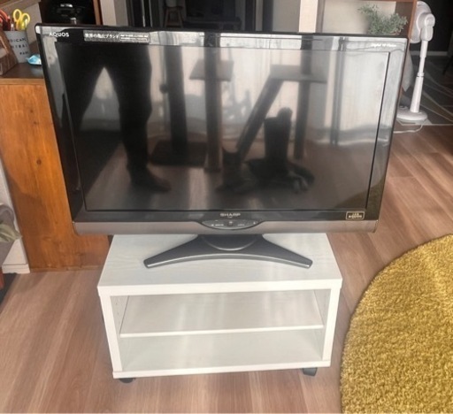 液晶カラーテレビ32型 SHARP LC32SC1 テレビ台付き　今日取りに来られる方0円！