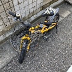 子供用自転車　14インチ　スタンド付きの画像