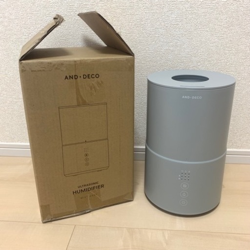 電解水生成機能付き 超音波加湿器 KR003J-GY AND DECO