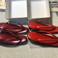 着物用★ゾウリ２点セットの画像