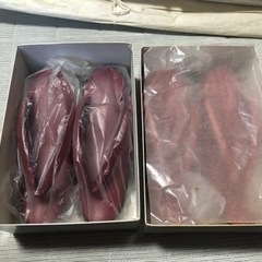 着物用★ゾウリ２点セットの画像