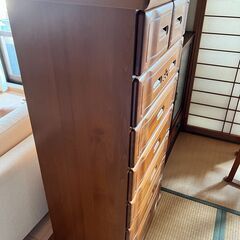 スリム型整理タンス 　引き取りに来てくださる方にの画像