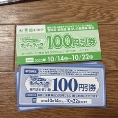 アピタピアゴ100円券緑色の画像
