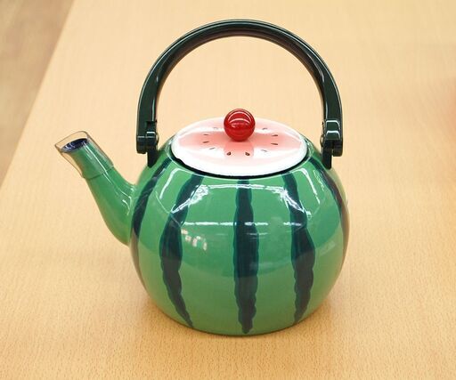購入者様決定 　未使用保管品 EJIRY ケトル ホーロー 2.4L スイカ フルーツ倶楽部 レトロ すいか 西瓜 エジリー ほうろう やかん 札幌市 清田区 平岡