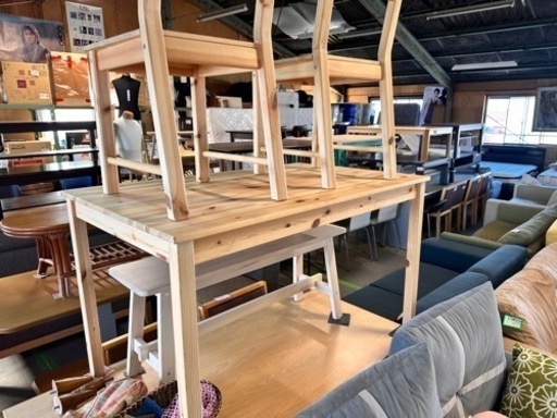 IKEA イケア　ダイニング４点セット
