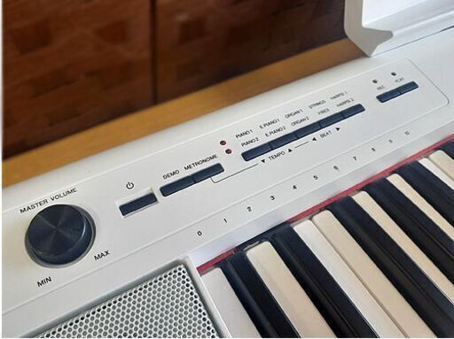 音出し確認済【2020年製 YAMAHA 電子キーボード NP-12WH】Piaggero 61鍵盤 音色数×10 ホワイト 電子ピア