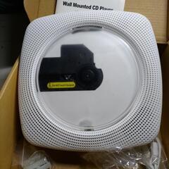 壁掛けCDプレーヤー　WALL-MOUNTED CD PLAYER CDプレイヤー置き＆壁掛け リモコン スピーカー内蔵 ラジオ Bluetooth 3.5mm KC-609の画像