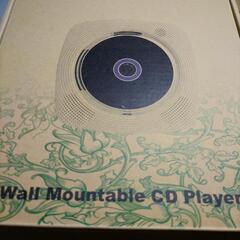 壁掛けCDプレーヤー　WALL-MOUNTED CD PLAYER CDプレイヤー置き＆壁掛け リモコン スピーカー内蔵 ラジオ Bluetooth 3.5mm KC-609の画像