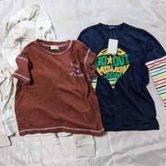 子供服100-140cm　まとめ売り10枚＋オマケ1枚　美品から新品タグ付きまでの画像