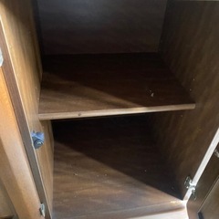 食器棚 収納棚 ダイニングボード 水屋 ガラス扉 の画像