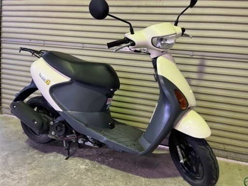 【売約済】美品 実働 BT新品 バリ溝 スズキ CA45A レッツ4  4スト インジェクションバイク 原付 スクーター アイボリー