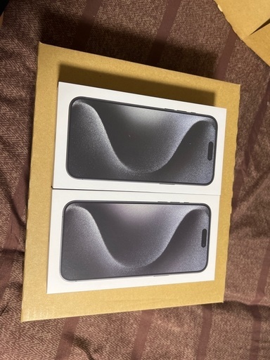 [現金手渡しのみ] 新品未開封　iPhone 15 Pro Max ブラックチタニウム 256 GB 2台