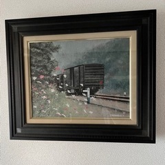 一枚の繪 『貨車と秋桜』山崎貴稔 作品 (Maiko Mor) 大阪のその他の 