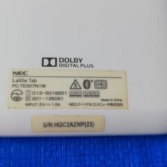 NEC タブレット【中古美品】の画像