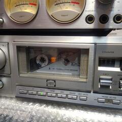 希少！ビクター　ビクターノイズリダクションスーパーANRS アンルス搭載！　SAヘッド搭載　KD-A55 カセットデッキ 良い音質で再生の画像