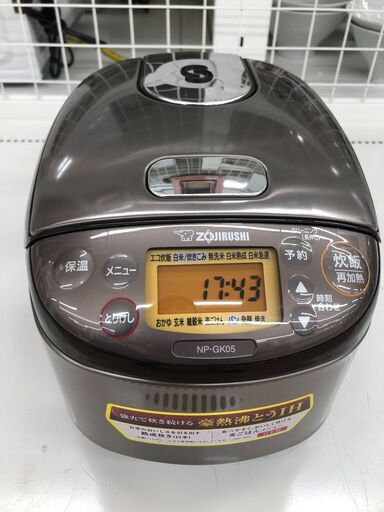 ★ジモティ割あり★ ZOUJIRUSHI 象印マイコン炊飯ジャー NP-GK05  22年製 動作確認／クリーニング済み SJ3669