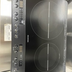 アイリスオーヤマ 2口 IHクッキングヒーター　＋　台