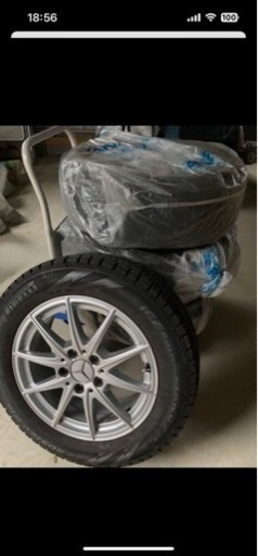 ベンツ　１６　16インチ　純正　アルミホイール　スタッドレスタイヤ　4本セット