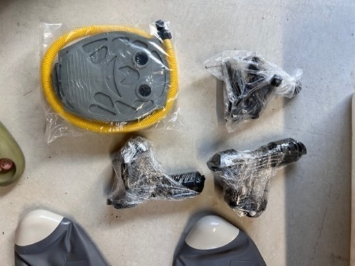 ☆新品未使用☆ 手漕ぎボート エンジン取付可◎サイドフロート＆オールSET 中空構造不沈型ボート 海、川、湖等での釣り、アウトドアに最