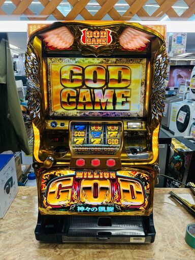 ミリオンゴッド-神々の凱旋-BD 不要機 送料込 楽天市場】ミリオンゴッド～神々の凱旋～ 実機 筐体 メダル不要