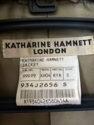 KATHARINE HAMNETT  メンズ　ジャケット　Sサイズ