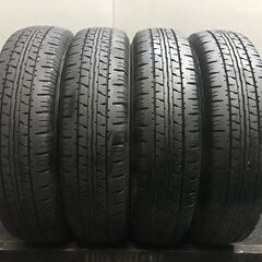 DUNLOP ENASAVE VAN01 155/80R14 88/86N LT 14インチ 夏タイヤ 4本 20年製 バリ溝 プロボックス サクシード等　(TF169)クレジットカード QRコード決済可能