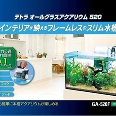 【新品】ガラス水槽　52センチ　スペクトラム ブランズ ジャパン テトラ テトラ オールグラスアクアリウム 520  GA‐520F の画像