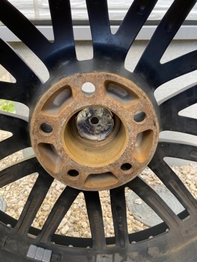 PCD114.3 タイヤホイールセット 19インチ 5穴19×9.5j 黒