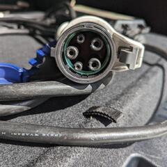 プラグイン EV 車用充電コードの画像