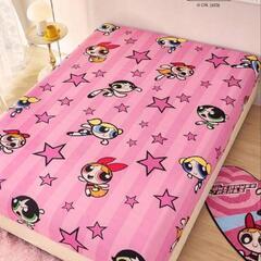 パワーパフガールズ ベッドシーツ ベッドボックスカバー (あいうえお