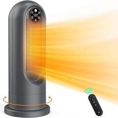 セラミックヒーター ファンヒーター 人感センサー付き ストーブの画像