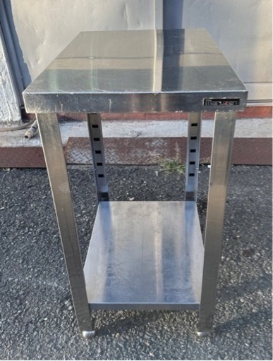 業務用 サーバー台 作業台 調理台 400×600×750(mm) 厨房機材 飲食店 キッチン 厨房機器 店舗用品 洗い場 ビール台 大阪発