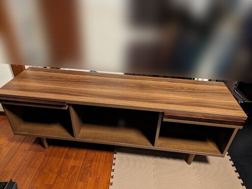 【値下げ】北欧テレビボード 天然木 45V型対応 幅150cm