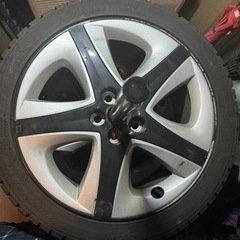 215/45R17スタッドレスタイヤ&純正ホイール　プリウス50系　前期の画像