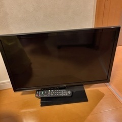 あげます：①パナソニックの24型カラーテレビ