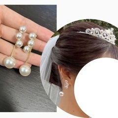 結婚式　ウェディング　ブーケやティアラなどの画像