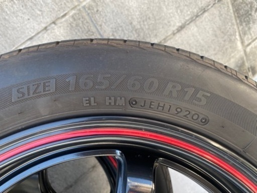 5次元 PRO RACER FNO1R-C  165\60r15 ハスラー